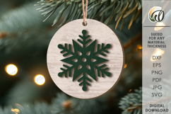Christmas Tree Ornaments Bundle Laser Cut. Christmas SVG Product Image 6