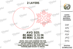 Christmas Tree Ornament Laser Cut. Christmas Decor SVG Product Image 2