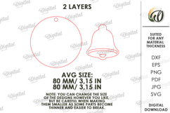 Christmas Tree Ornament Laser Cut. Christmas Decor SVG Product Image 2