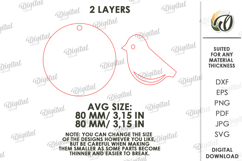 Christmas Tree Ornament Laser Cut. Christmas Decor SVG Product Image 2