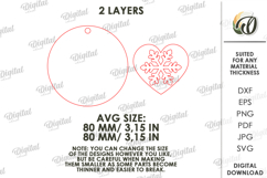 Christmas Tree Ornament Laser Cut. Christmas Decor SVG Product Image 2