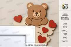 Valentine&#039;s Day Door Corners Bundle Laser Cut. Valentine SVG Product Image 13