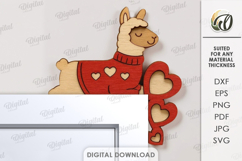 Valentine&#039;s Day Door Corners Bundle Laser Cut. Valentine SVG Product Image 6