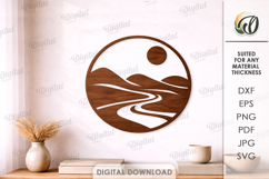 Nature Wall Art Bundle Laser Cut. Wall Decor SVG Product Image 13