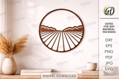 Nature Wall Art Bundle Laser Cut. Wall Decor SVG Product Image 6