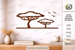 Nature Wall Art Bundle Laser Cut. Wall Decor SVG Product Image 10