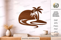 Nature Wall Art Bundle Laser Cut. Wall Decor SVG Product Image 12