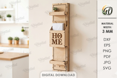 3D Wall Organizers Bundle Laser Cut. Home Organizer SVG Product Image 2