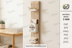 3D Wall Organizers Bundle Laser Cut. Home Organizer SVG Product Image 10