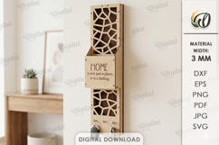 3D Wall Organizers Bundle Laser Cut. Home Organizer SVG Product Image 11