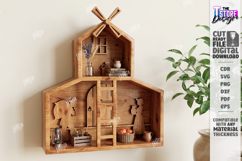 Modern Wall Shelves Laser Cut Bundle | Home Décor | Wall Art Product Image 13