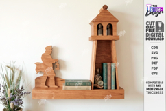 Modern Wall Shelf Laser Cut | Home Décor | Functional Art Product Image 1