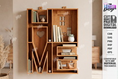 Modern Wall Shelf Laser Cut | Home Décor | Functional Art Product Image 1