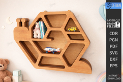 Modern Wall Shelf Laser Cut Bundle | Home Décor | Kids Room Product Image 14
