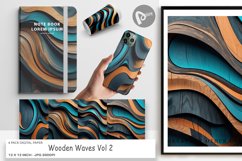 Digital Paper Wooden Waves Product Image 1