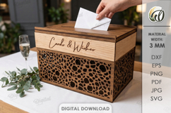 Wedding Card Boxes Bundle Laser Cut. Money Box SVG Product Image 3