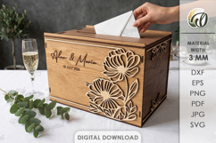 Wedding Card Boxes Bundle Laser Cut. Money Box SVG Product Image 12