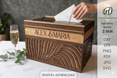 Wedding Card Boxes Bundle Laser Cut. Money Box SVG Product Image 6