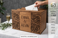 Wedding Card Boxes Bundle Laser Cut. Money Box SVG Product Image 10