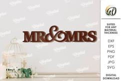 Wedding Decor Laser Cut. Wooden Decor SVG Product Image 1