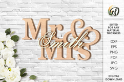 Wedding Decor Laser Cut. Wooden Decor SVG Product Image 1