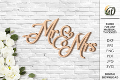 Wedding Decor Laser Cut. Wooden Decor SVG Product Image 1