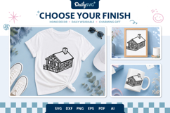 Wooden Winter Cabin SVG Product Image 2