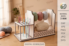 Yarn Holders For Crocheting Bundle Laser Cut. Knitters SVG Product Image 2