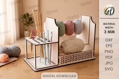 Yarn Holders For Crocheting Bundle Laser Cut. Knitters SVG Product Image 5