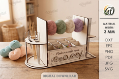 Yarn Holders For Crocheting Bundle Laser Cut. Knitters SVG Product Image 11