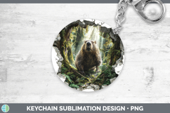 GorgeousWoodland 3D Hole Keychain design.