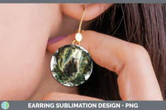 GorgeousWoodland 3D Hole Round Earrings design.