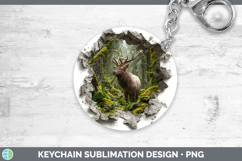 GorgeousWoodland 3D Hole Keychain design.