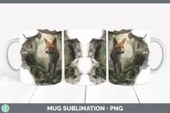 GorgeousWoodland 3D Hole Mug Wrap design.