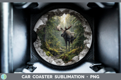 GorgeousWoodland 3D Hole Car Coaster design.