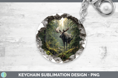 GorgeousWoodland 3D Hole Keychain design.