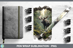 GorgeousWoodland 3D Hole Pen Wrap design.