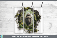 GorgeousWoodland 3D Hole Tumbler design.