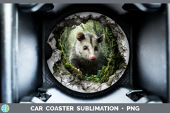 GorgeousWoodland 3D Hole Car Coaster design.