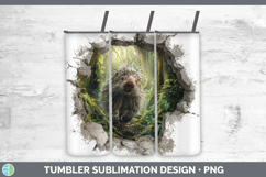 GorgeousWoodland 3D Hole Tumbler design.