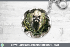 GorgeousWoodland 3D Hole Keychain design.