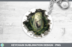 GorgeousWoodland 3D Hole Keychain design.