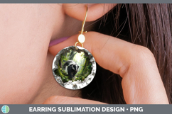 GorgeousWoodland 3D Hole Round Earrings design.