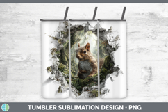 GorgeousWoodland 3D Hole Tumbler design.