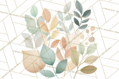 Woodland Nursery Clipart, Pastel Forest Animals PNG Product Image 3