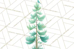 Woodland Nursery Clipart, Pastel Forest Animals PNG Product Image 3