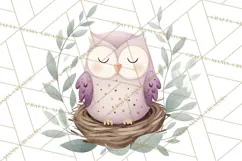 Woodland Nursery Clipart, Pastel Forest Animals PNG Product Image 3