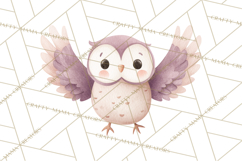 Woodland Nursery Clipart, Pastel Forest Animals PNG Product Image 5