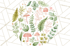 Woodland Nursery Clipart, Pastel Forest Animals PNG Product Image 4