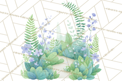 Woodland Nursery Clipart, Pastel Forest Animals PNG Product Image 2